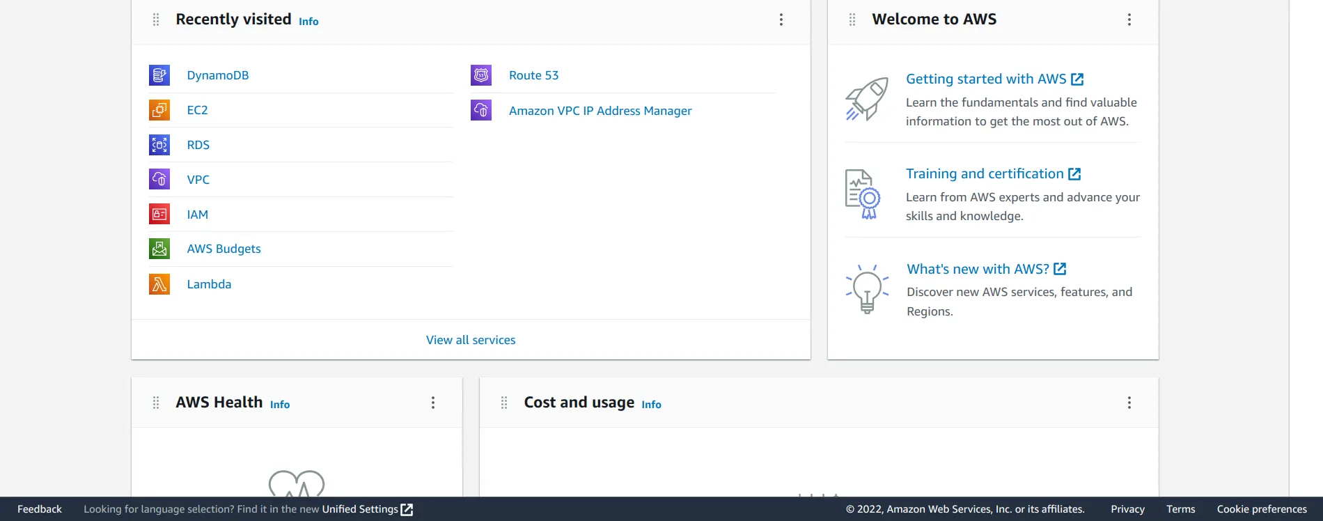 AWS Console