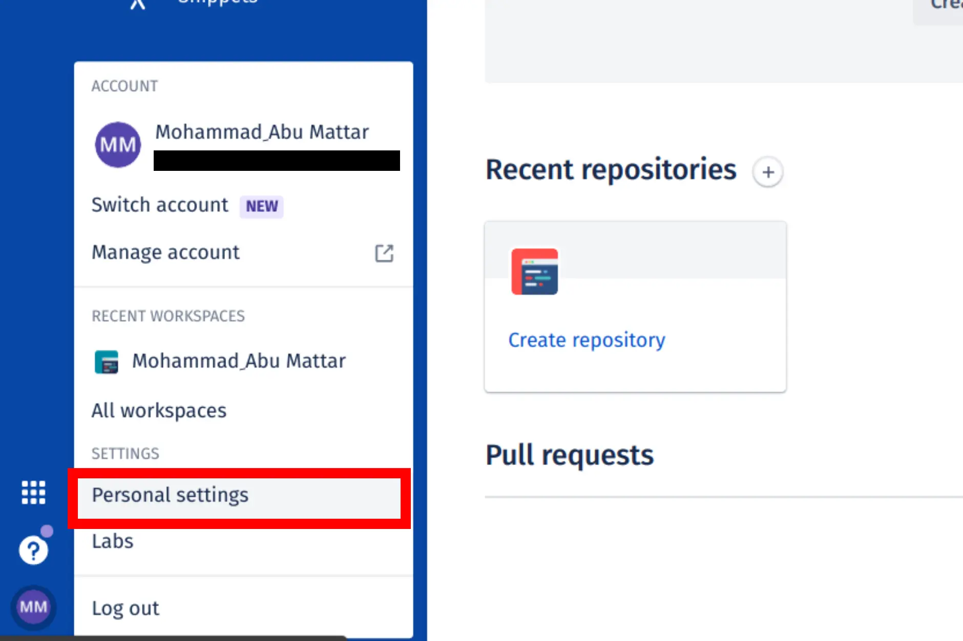 Bitbucket Settings