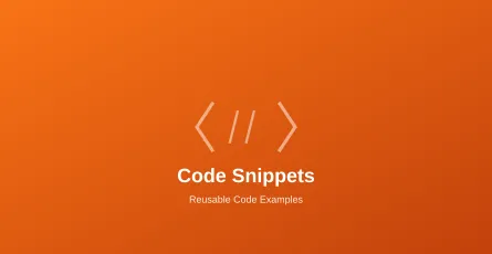 Quick Reference Cheatsheets
