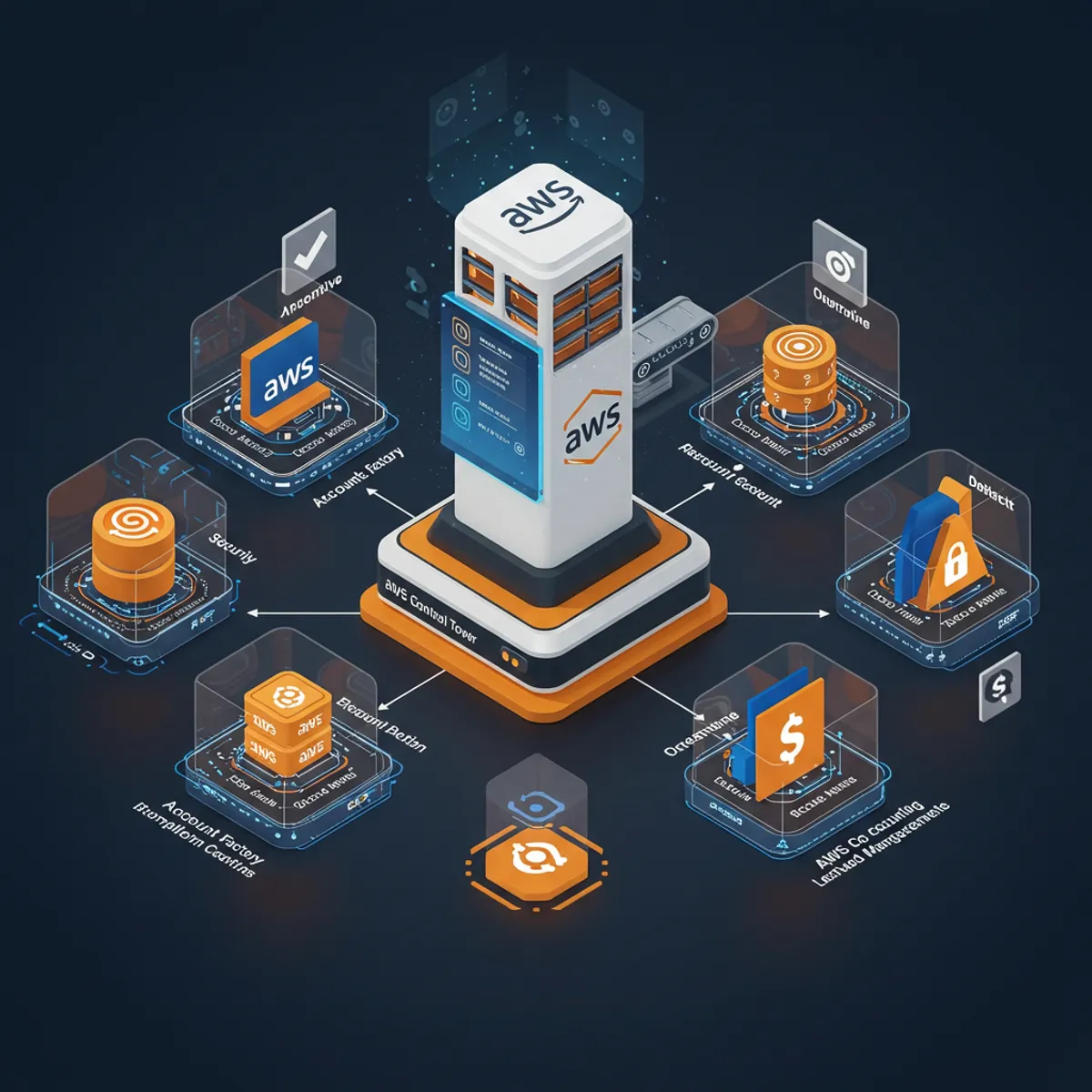 Blog post image for Navigating Growth: Building a Secure and Scalable AWS Environment with a Multi-Account Architecture and Control Tower - Learn how to leverage a multi-account AWS architecture with AWS Control Tower for enhanced security, compliance, and streamlined management. Discover best practices and FAQs.
