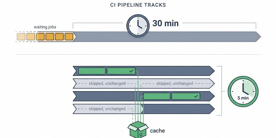 Speeding Up CI Pipelines: Caching, Parallelism, and Skipping Unnecessary Work