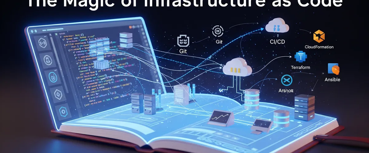 Blog post image for Understanding Infrastructure as Code (IaC): Unleashing the Magic of Code-Driven Infrastructure Management - In the realm of modern technology, infrastructure management has undergone a revolutionary transformation with the emergence of Infrastructure as Code (IaC). Imagine having the power to conjure and control your entire infrastructure using the magic of code. Welcome to the enchanting world of IaC, where manual configurations and tedious clicking are replaced with the elegance and efficiency of code-driven infrastructure management.