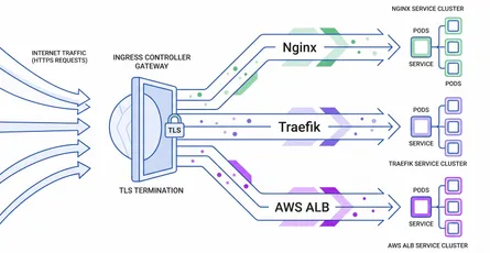 Kubernetes Ingress Controllers Explained: Nginx, Traefik, and AWS ALB Compared