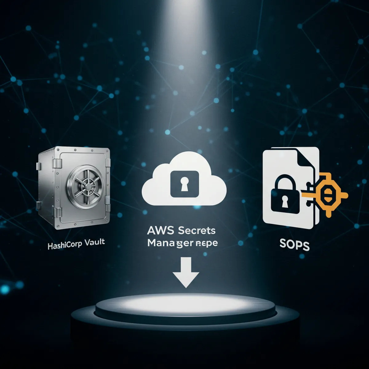 Blog post image for Unlocking the Secrets: HashiCorp Vault vs. AWS Secrets Manager vs. SOPS - Which Reigns Supreme - Compare HashiCorp Vault, AWS Secrets Manager, and SOPS for secrets management. Understand their features, security, automation, and best practices to choose the right tool.