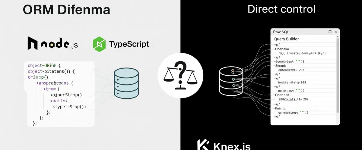 Blog post image for The ORM Dilemma: To Use or Not to Use - Explore the intricacies of utilizing Object-Relational Mapping (ORM) in Node.js, TypeScript, and Express. Seasoned software engineers dissect the pros and cons, offering invaluable insights into when and why you should consider alternatives to ORM for your database operations.