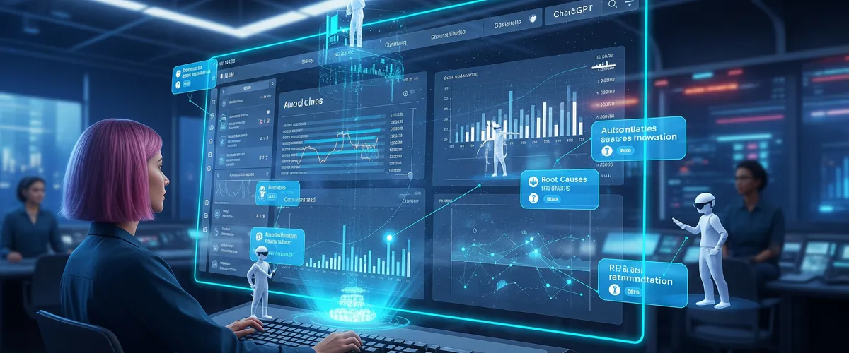Blog post image for The AI Revolution in DevOps: How Smart Tech is Changing Incident Response - Explore how AI and Large Language Models (LLMs) are revolutionizing DevOps incident response. Learn about practical applications, benefits, challenges, and future trends. Includes FAQs.