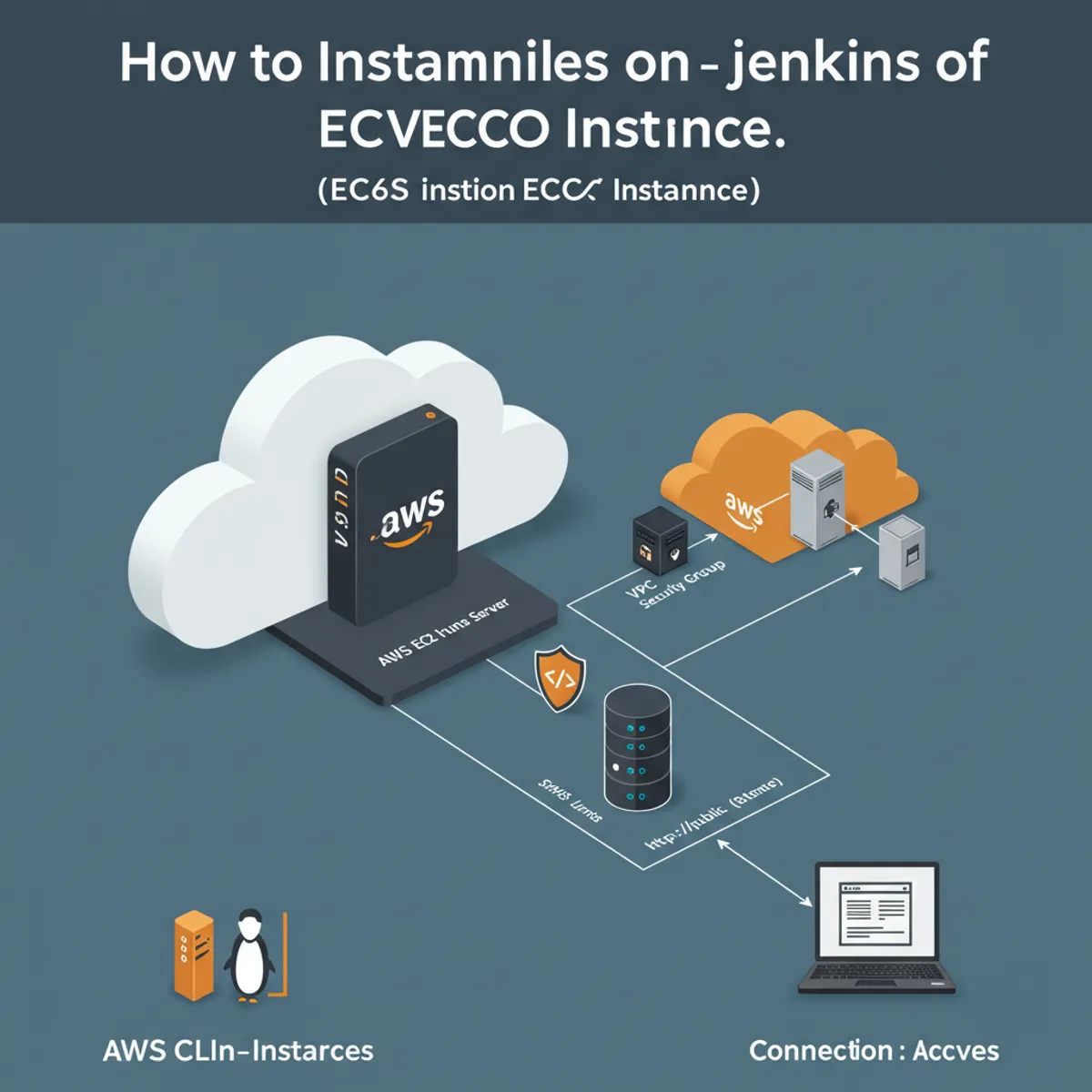 Blog post image for How to Install Jenkins on AWS EC2 Instance - In this post, I will show you how to Create an EC2 Instance on AWS and install Jenkins on it.