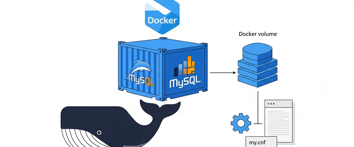 Blog post image for How To Run MySQL in a Docker Container: A Step-by-Step Guide with Customization Tips - Learn how to run a MySQL database in a Docker container with this step-by-step guide. The article covers starting a container, connecting to it, customizing its configuration, and using volumes for data persistence. Get tips for optimizing and customizing your setup. Ideal for developers, sysadmins and database administrators.