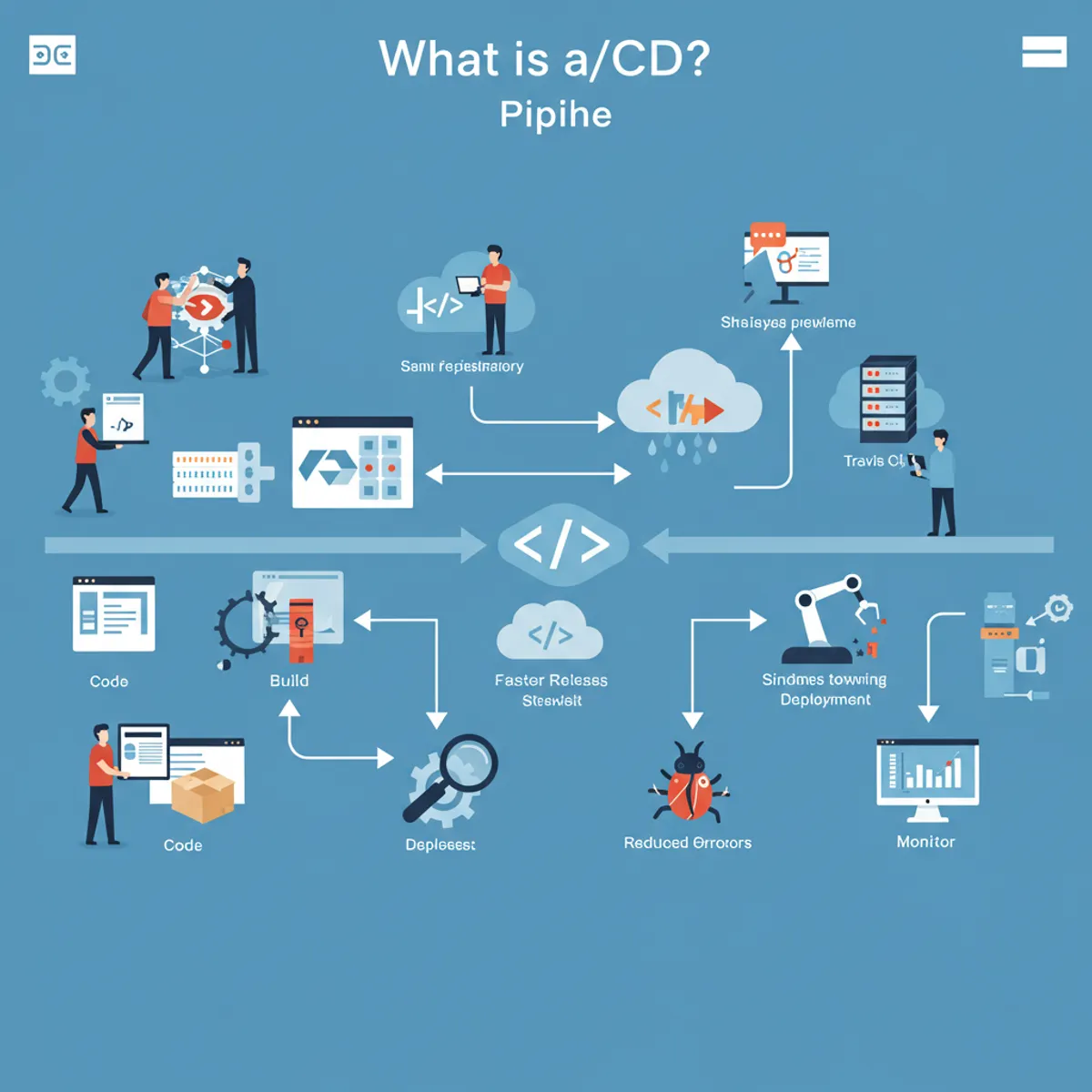 Blog post image for What is a CI/CD? - Continuous Integration and Continuous Delivery are two of the most important concepts in DevOps. In this article, we will discuss what is a CI/CD and how it can help you to improve your software development process.