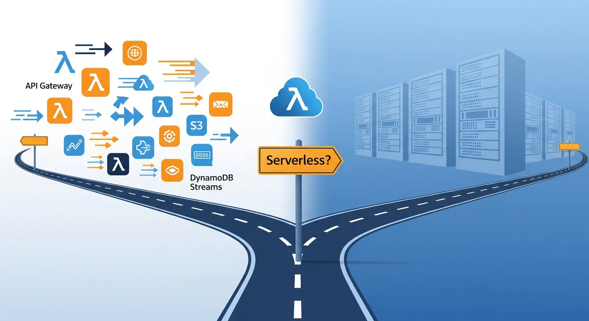 Blog post image for When to Use Serverless? - Discover when to use serverless architecture in your projects. Learn about its advantages, real-world success stories, and scenarios where serverless is the best fit. Explore the pros and cons to make informed decisions.