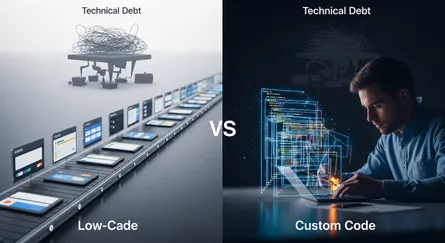 Low-Code vs. Custom Code: Let's Talk About Speed and Tech Debt