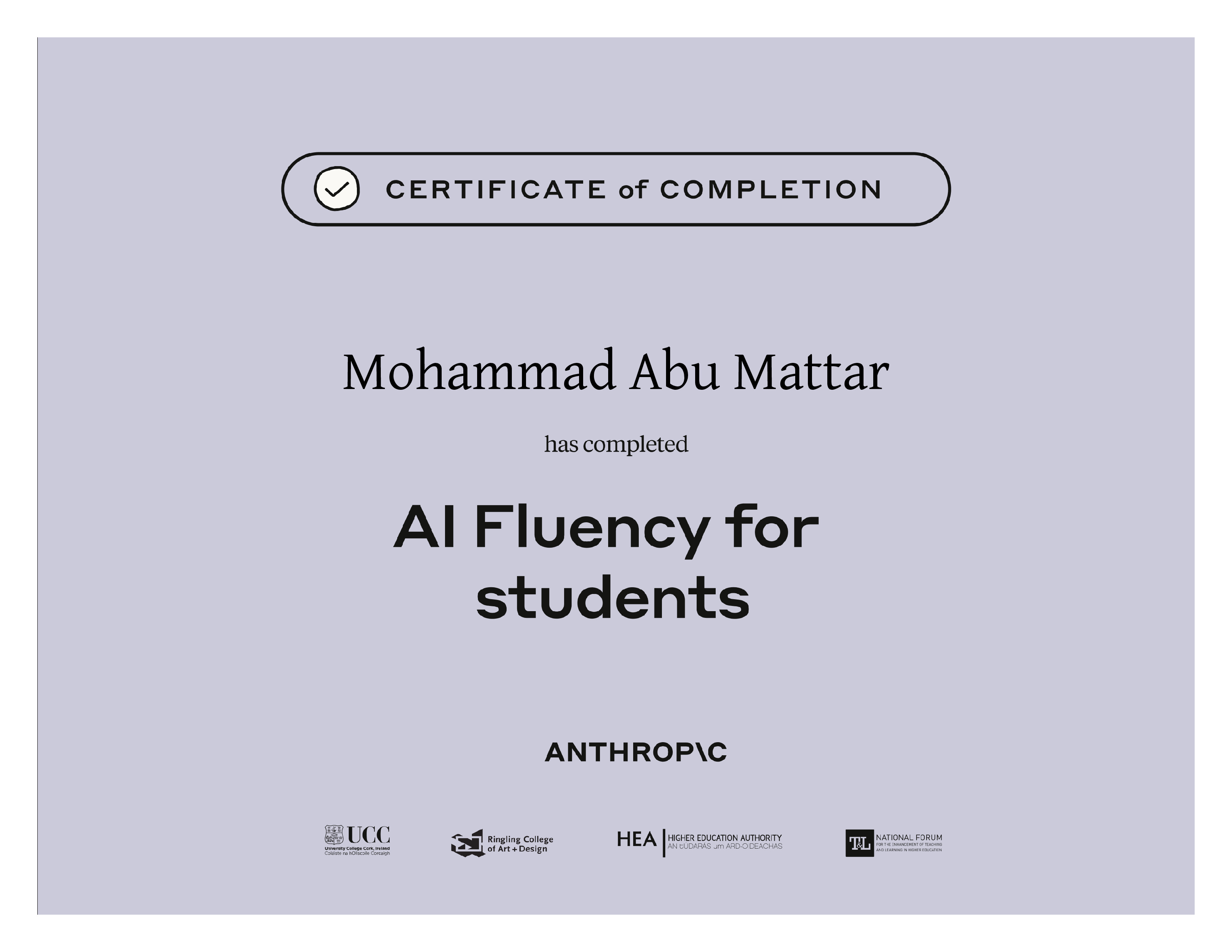 AI Fluency for students