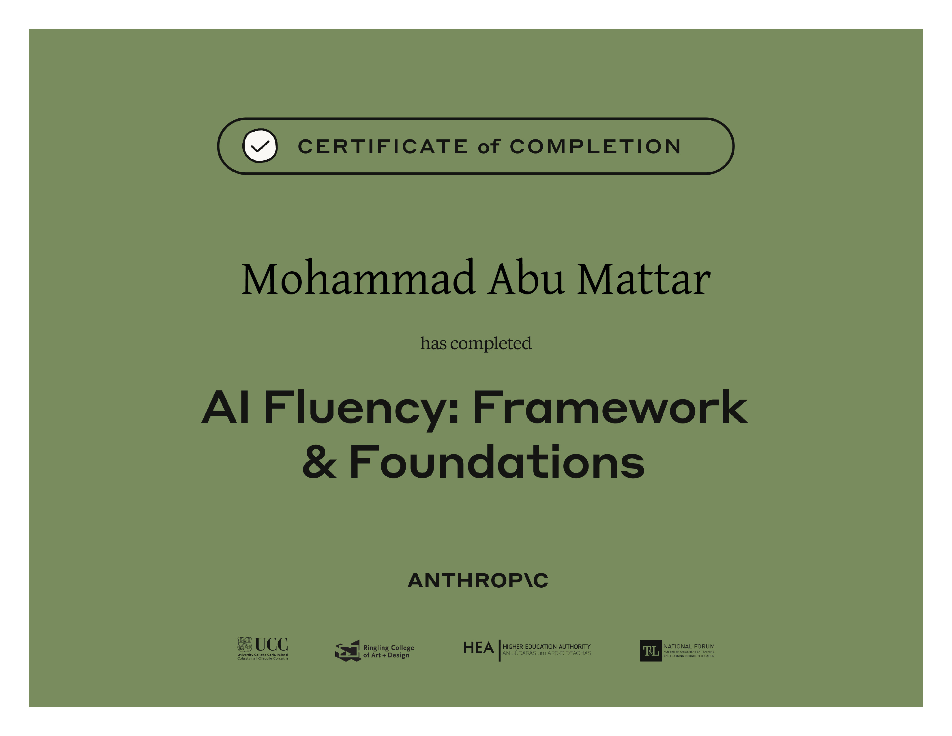 Al Fluency Framework & Foundations