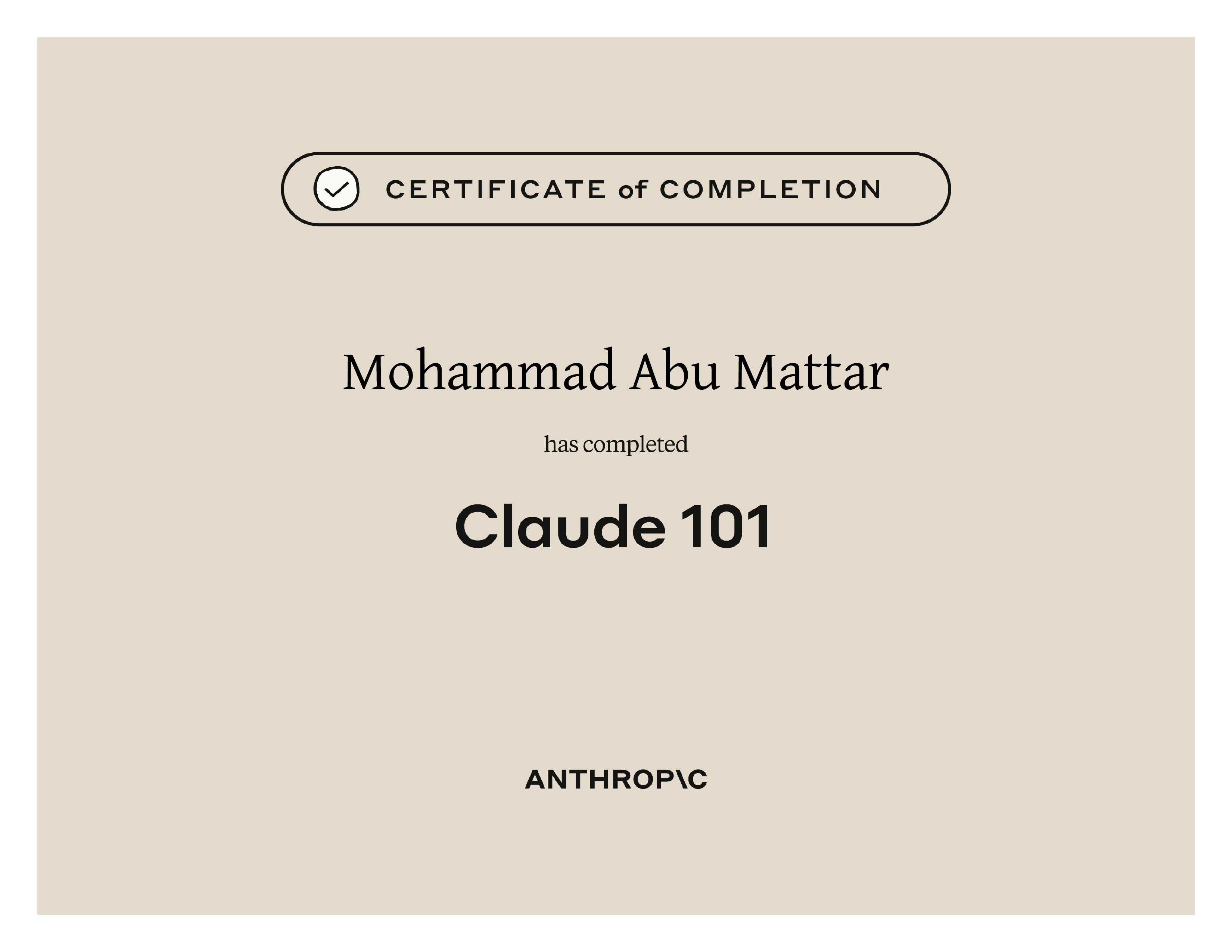 Claude 101