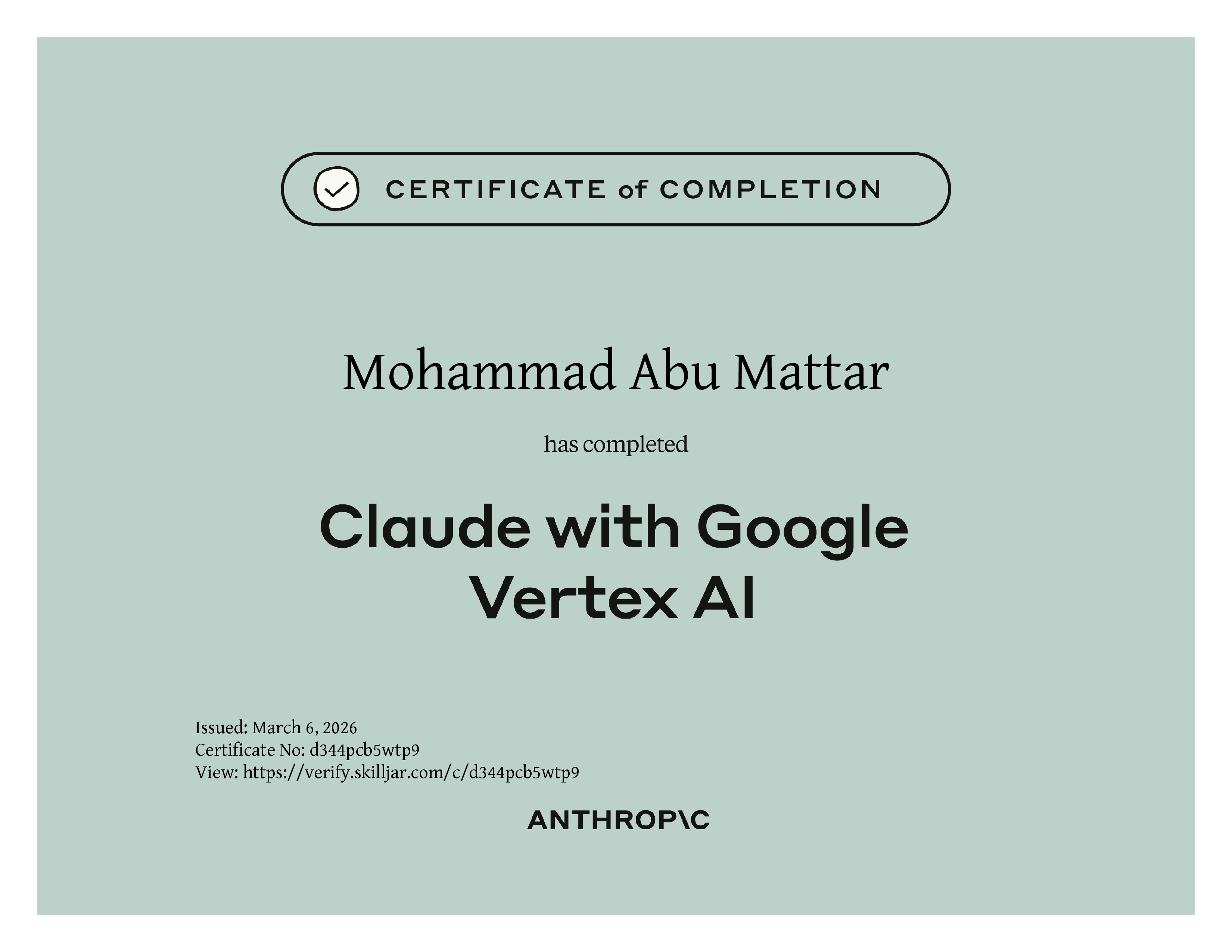 Claude with Google Cloud's Vertex AI